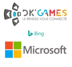 Partenariat Dk'Games Microsoft et bing
